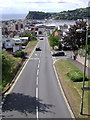 The final descent, Exeter Road, Teignmouth