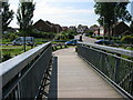 Looking S along bridge over the canal