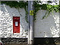 King Edward VII letter-box in a wall, Church Street, Dawlish