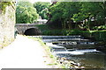 Weir on the river Tavy