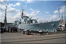 TQ7569 : HMS Cavalier & Destroyer, Dry Dock Number 2, Chatham Dockyard, Kent by Oast House Archive