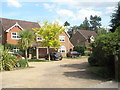 Houses at the far end of St Cuthbert