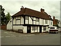 An old timber-framed house in Detling village