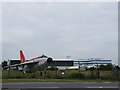 Plane at Rochester Airport.