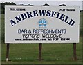 Andrewsfield Flying Club Sign, Great Saling, Essex