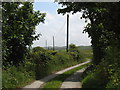 A bend in the Glanalaw farm road