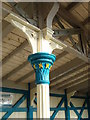 Detail of pillar, Chepstow station