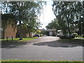 Looking across Elmbank Avenue towards Hazel Close