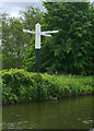 Signpost at Autherley Junction near Wolverhampton