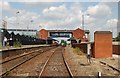 Barnsley Station from the level crossing