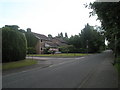 Approaching the junction of Barley Mow Road and Bulkeley Close