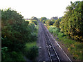 Felixstowe to Ipswich railway line