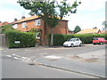 Junction of Bond Street and the eastern exit of Vegal Crescent