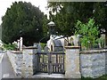 ST4024 : Churchyard gate, Drayton by Robin Drayton
