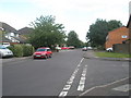 Approaching the junction of Corby Drive and Larksfield