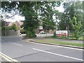 Approaching the junction of Corby Close and Bagshot Drive