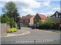 Looking across Bagshot Road towards Fircroft Road