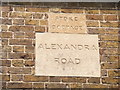 Date stone on house in Alexandra Road