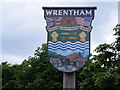 TM4982 : Wrentham Village Sign by Geographer