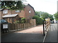 Driveway up to Pembroke Court in Victoria Road