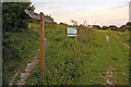 SU7331 : Noar Hill sign by Ian Capper