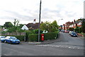 TQ5742 : Postbox at the junction of  Vale Av, Carville Av & Doric Av by N Chadwick