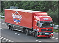 SP2096 : Warburtons articulated vehicle on M42 by John Carver