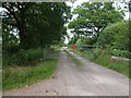 Gated entrance to Barmby Grange on New Carr Lane