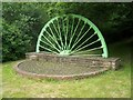 Pit wheel by the road in Treeton