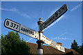 Signpost at Laleham