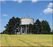 TL6422 : Gussetts Water Tower, near Homelye Farm, East of Dunmow, Essex by Trevor Wright