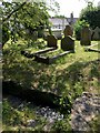 Churchyard and leat, Kingsteignton