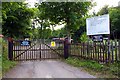 Entrance to Bagley Wood Saw Mill