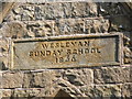 Plaque on the former Wesleyan Chapel, Beckstonegate