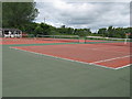 NZ2215 : Wellfield Tennis and Recreation Club courts by peter robinson