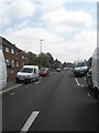 Looking eastwards along Lowestoft Road