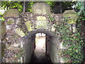 Tunnel from Gardens to Waitrose Car Park Saffron Walden