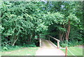 Bridge over Kent Water, Sussex Border path, Sweetwoods Park Golf Course