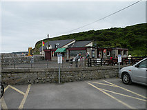 SS9567 : Llantwit Major beach café by Keith Edkins