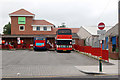 Amesbury bus station seen from Salisbury Street