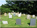 Gravestones in St. John the Evangelist church, Bush End