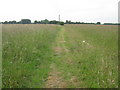 Footpath  to Heel Road.