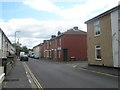 Approaching the junction of Leesland Road and Tribe Road