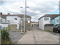 Looking from Brougham Lane through to Forton Road