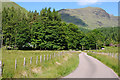 The Glen Etive road at Invercharnan