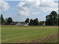 Burton Park house, church and surrounding buildings