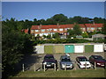 Kemps Court garages looking on to Locks Crescent, Portslade