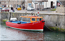 NU2232 : Tourist boat moored in Seahouses harbour by Andy F