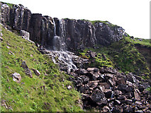 NG2141 : Eas Mor waterfall by Richard Dorrell