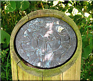 TG2404 : Boudica's Way - plaque by Evelyn Simak